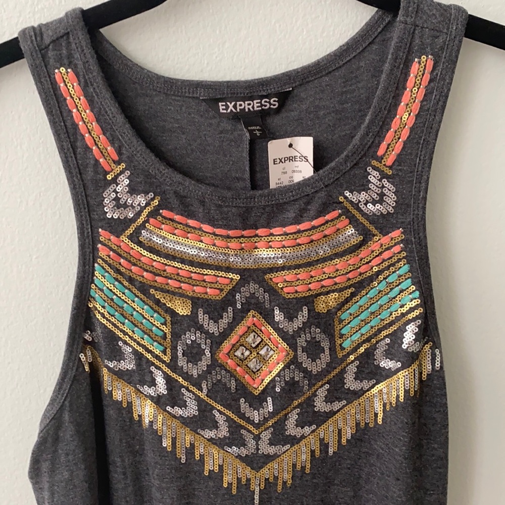 Express Embroidered Maxi Dress